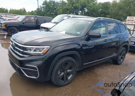 2022 Volkswagen Atlas 3.6L V6 Sel R-Line z USA, uszkodzony, nr VIN 1V2AR2CA9NC547024